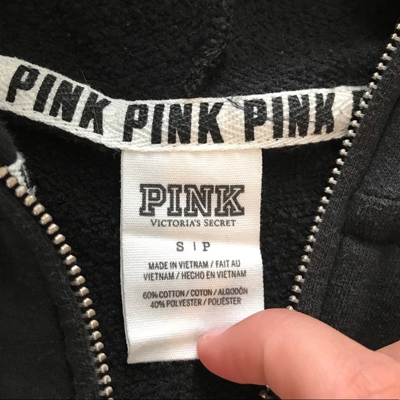 Pink 1/4 Hooded Zip Up - Picture 4 of 4